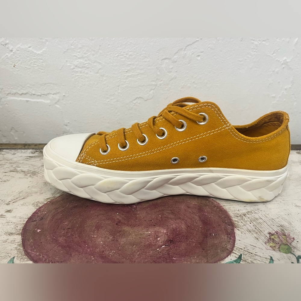 Converse Ochre Sneakers with White Sole - Picture 7 of 7